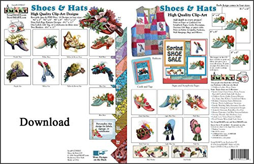 ScrapSMART - Shoes and Hats Collection Software - Jpeg and PDF Files for Mac [Download- ScrapSMART - Shoes and Hats Collection Software - Jpeg and PDF Files for Mac [Download-