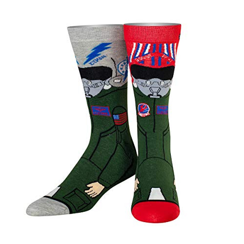Odd Sox, Movies, Top Gun Iceman Goose, Novelty Crew Socks, Fun Cool 80s