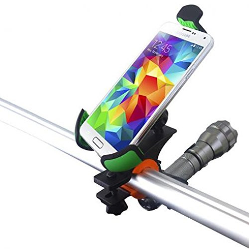 Bicycle Mount Handlebar Holder Bike Cradle Dock Compatible with iPhone 11 - iPhone 11 Pro - iPhone 11 Pro Max - iPhone 6 - iPhone 6 Plus - iPhone 6S - iPhone 6S Plus - iPhone 7