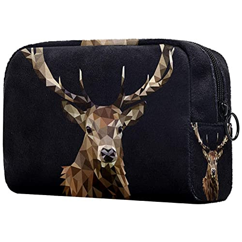 Makeup Cosmetic Bag Coin Purse Travel Cosmetic Pouch Toiletry Bag brown deer Makeup Cosmetic Bag Coin Purse Travel Cosmetic Pouch Toiletry Bag brown deer