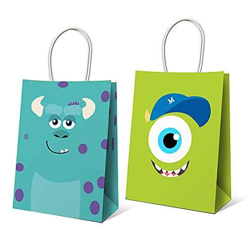 16 PCS Party Paper Bags for Monsters Birthday Party Supplies Favor Goody Candy Bags Treat Bags for Kids Adults Birthday Party Decoration 16 PCS Party Paper Bags for Monsters Birthday Party Supplies Favor Goody Candy Bags Treat Bags for Kids Adults Birthday Party Decoration
