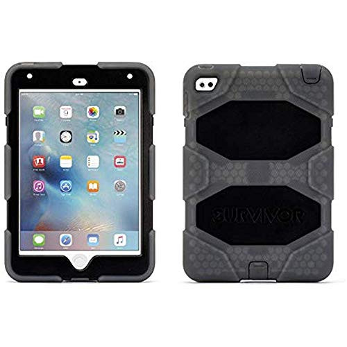 Griffin Rugged Protection Survivor All-Terrain Case for iPad Mini 4 - (Smoke/Black) Griffin Rugged Protection Survivor All-Terrain Case for iPad Mini 4 - (Smoke/Black)