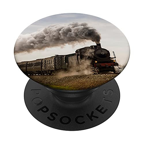 Steam Engine Train PopSockets PopGrip: Swappable Grip for Phones and Tablets Steam Engine Train PopSockets PopGrip: Swappable Grip for Phones and Tablets