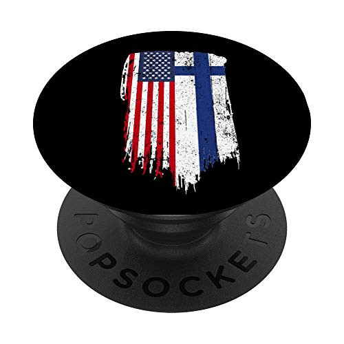 Finland Flag - Finnish American PopSockets PopGrip: Swappable Grip for Phones  and  Tablets
