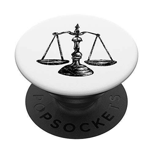 Scales Of Justice Criminal Lawyer PopSockets PopGrip: Swappable Grip for Phones  and  Tablets