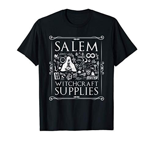 Salem Witchcraft Supplies 1692 Wiccan Believer Satanic Witch T-Shirt