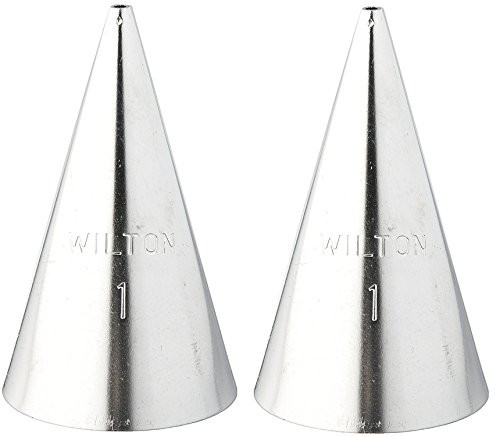 Wilton 1 Round Decorating Tip-2pk-