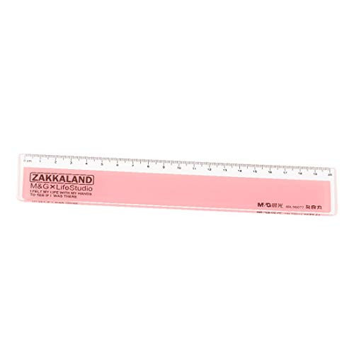 New Lon0167 Plastic 20cm Featured Metric Straight Ruler reliable efficacy Measuring Tool Clear Pink for Students-id:a5f a7 ee e3c-