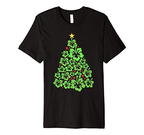 Hawaiian Christmas Tree Mele Kalikimaka Flower Hawaii Premium T-Shirt Hawaiian Christmas Tree Mele Kalikimaka Flower Hawaii Premium T-Shirt