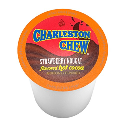 Charleston Chew Strawberry Hot Cocoa for Keurig K-Cup Brewers, 40 Count