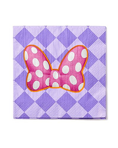 American Greetings Minnie Mouse Party Supplies, Paper Lunch Napkins, 16-Count
