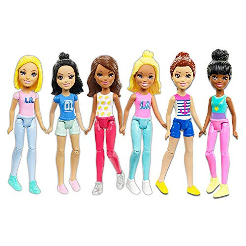 Barbie Doll Party Favors Set ~ Bundle of 6 Barbie Mini Dolls for Girls Birthday Party Supplies (Barbie Party Favors) Barbie Doll Party Favors Set ~ Bundle of 6 Barbie Mini Dolls for Girls Birthday Party Supplies (Barbie Party Favors)