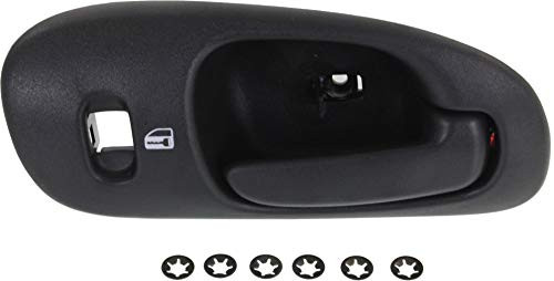 Evan-Fischer Interior Door Handle compatible with INTREPID 98-04 Front RH Inside Black