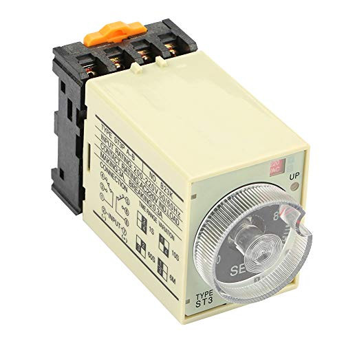 Power On Low Power Consumption Time Delay Relay, Adjustable Timer Delay Relay, for Automated Control Circuit Remote Control