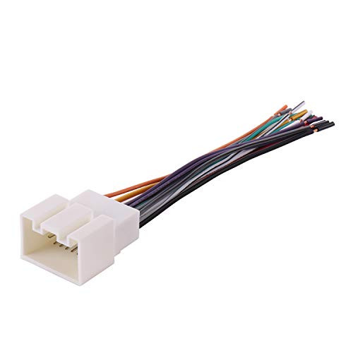 BASIKER Fit for 1998-2009 Ford Vehicles Wiring Harness to Connect Aftermarket Stereo Radio Receiver