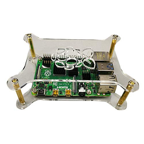 Davitu Module Board Raspberry Pi  and  Orange Pi - Stackable Assemblage Acrylic Shell Protective Case for Raspberry Pi 4B