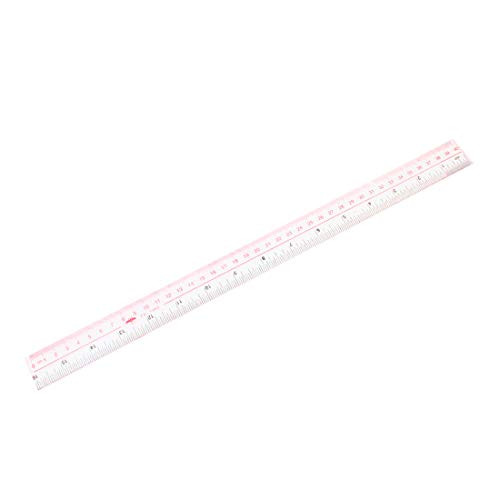 Aexit Portable Carpenter Measuring Tools Clear Plastic 40cm 16 Inch Straight Ruler Model:88as295qo353