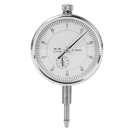 Indicator Measuring Tool-High Accuracy Aluminum Alloy 0-10MM/0.01MM Dial Indicator Gauge Manual Measuring Tool
