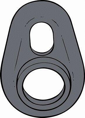 MACs Auto Parts 58-11131 Steering Column Floor Seal - Edsel Only