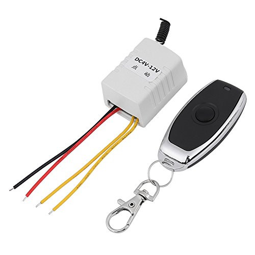 Relay Switch, DC 4V 5V 6V 7.4V 9V 12V Wireless Relay Remote Control One Key Switch Receiver  plus Transmitter