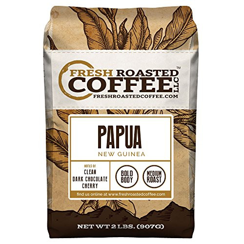 Papua New Guinea, Whole Bean, Fresh Roasted Coffee LLC (2 lb.)