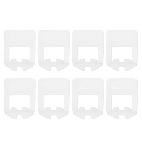 200PCS Tile Leveling Spacer 1.5mm Tile Leveler Spacer Base Ceramic Tile Clips Leveling System Aid Tool for Tile Leveling Installation