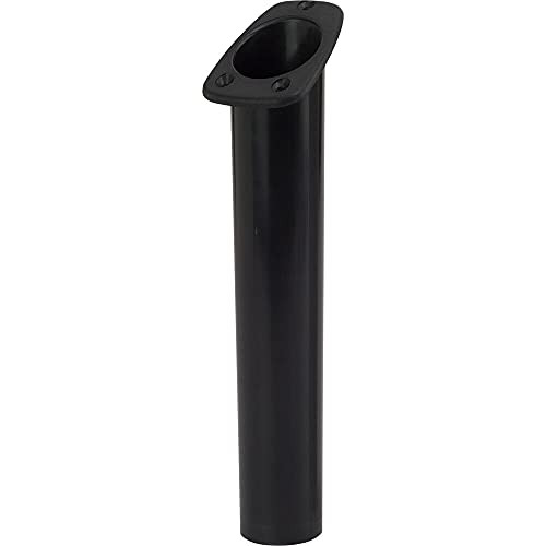 Narrow Gunnel Flush Mount Rod Holder, Injeciton Molded, Black - Seadog Line