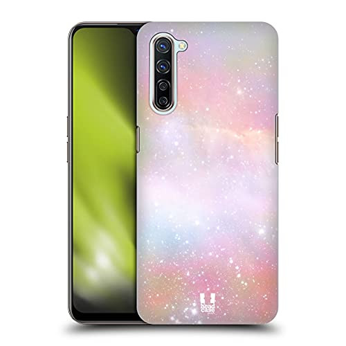 Head Case Designs Orange Pastel Galaxy Hard Back Case Compatible with Oppo Find X2 Lite 5G