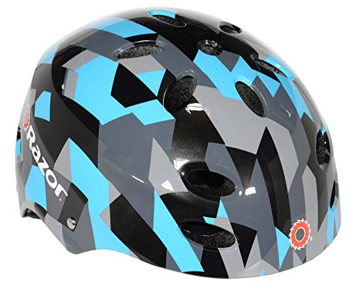 Razor V-17 Youth Multi-Sport Helmet, Geo Helmet