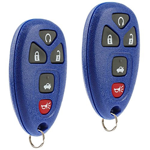 Key Fob Keyless Entry Remote fits Chevy Cobalt Malibu/Buick Allure Lacrosse/Pontiac G5 G6 Grand Prix Solstice/Saturn Aura Sky 2005 2006 2007 2008 2009 2010 2011 2012 -22733524 Blue-, Set of 2