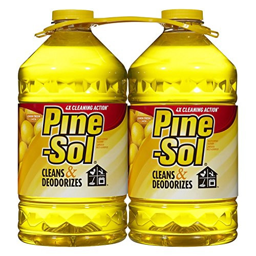 Pine-Sol 2 pk Multi-Surface Disinfectant Lemon Scent -Total of 200 oz-