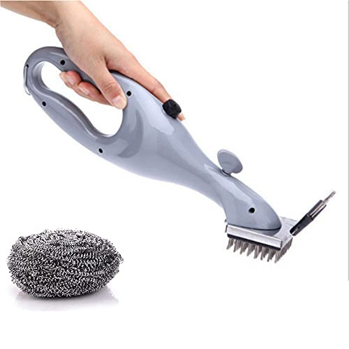 Grill Brush, Grill Brush and Scraper, Cleaner with Steam Power Grill Accessories Cooking Cleaning Tools, Suitable for Charcoal, Ceramic, Iron, Steel, ATC