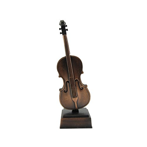 Treasure Gurus Miniature Violin Instrument Metal Pencil Sharpener Desk Accessory Musician Gift