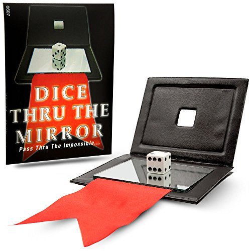 Magic Makers Dice Through Mirror Magic Trick - Instructions Included