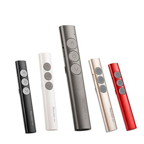 Wireless Presenter, Presentation Clicker Pointer, Remote PowerPoint Clicker Presentation Remote, 2.4GZ Computer Slide Advancer, Volume Control/Hyperlink/Switch Windows