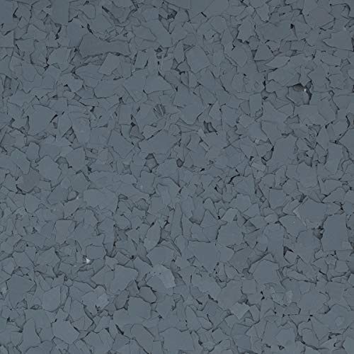 The Original Color Chips Decorative Floor Coating Flakes, Graphite, 1/4", per lb