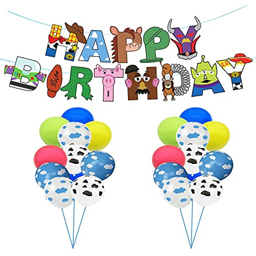 Toy story Happy Birthday Banner Balloons Decorations Kits,Toy Story Party Decorations Supplies For Kids Boys Girls 1st 2nd 3rd 4th 5th 6th 10th Birhday Party Decor Toy story Happy Birthday Banner Balloons Decorations Kits,Toy Story Party Decorations Supplies For Kids Boys Girls 1st 2nd 3rd 4th 5th 6th 10th Birhday Party Decor
