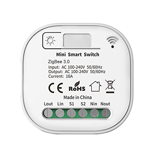 Tuya Home Smart Furniture Switch, Remote Control, Compatible with Alexa Google Home, Voice Control, Home Sharing, Timer Switch -Requires Zigbee 3.0 Gateway-