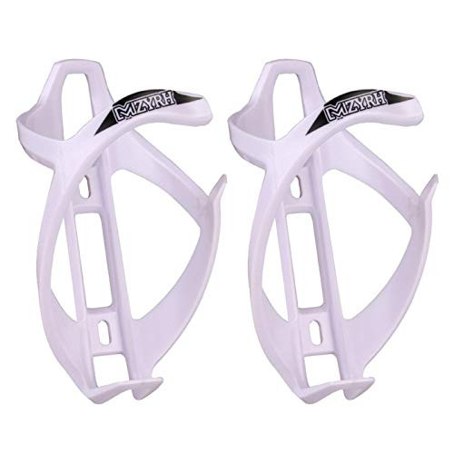 DENPETEC Bike Water Bottle Holder, 2pcs ABS Bicycle Water Bottle Cage, Bottle Cage for Road Bikes, Bicycle Accessories for Mountain Bike, Hybrid Bike and Folding Bike