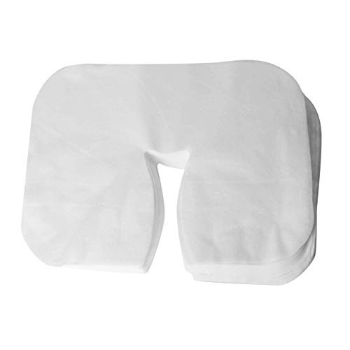 harayaa 100 Pcs Disposable Massage Bed Face Rest Pillow Headrest Cradle