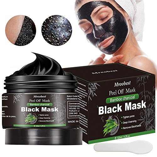 Blackhead Remover Mask, Peel Off Mask, Charcoal of Mask, Deep Cleansing Facial Mask with Activated Carbon, Purifying, Deep Skin Clean Purifying Acne