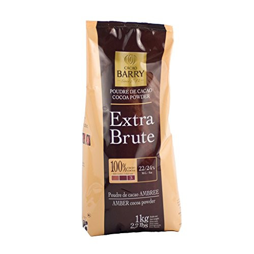 Cacao Barry Cocoa Powder 100% Cocoa Extra Brute, 2.2 lb