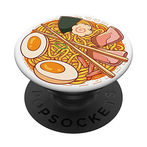 Miso Ramen Japanese noodles PopSockets PopGrip: Swappable Grip for Phones  and  Tablets