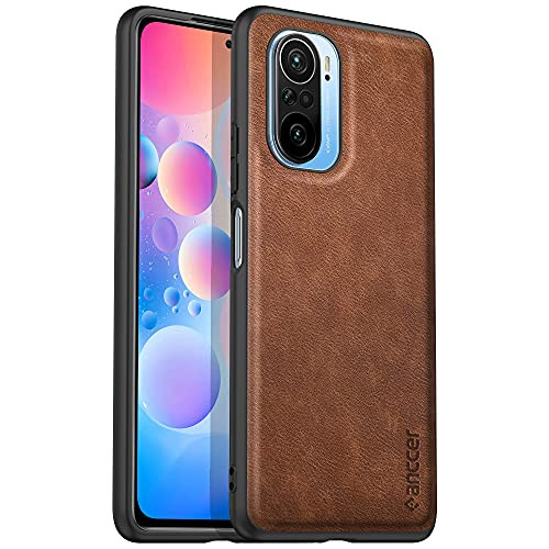 anccer Newborn Series Compatible for Xiaomi Redmi K40 Case, Redmi K40 Pro Case -Brown-