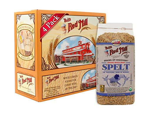 Bob's Red Mill Organic Spelt Berries, 24 Ounce (Pack of 4)