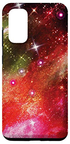Galaxy S20 Galaxy Design Gift Stars Outer Space Pink Green Red Orange Case