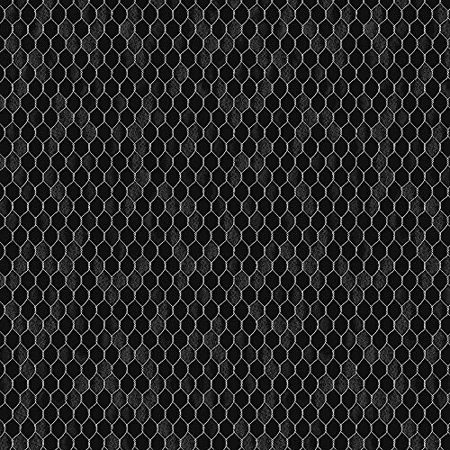 Les Poulets Encore Black Chicken Wire Fabric 52189-1 from Windham by The Yard
