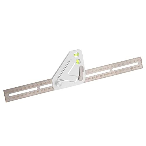 KZJIEZH T Ruler Aluminum Alloy Measuring Square Ruler, Revolutionary Carpentry Tool, Triangle Ruler Angle Ruler, Woodworking Multifunctional Ruler, Carpentry-Better Tool Measuring Tools