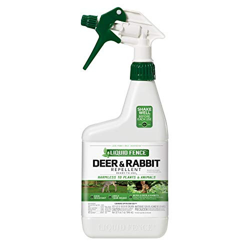 Liquid Fence Deer and Rabbit Repellent Ready-to-Use, 32-Ounce Liquid Fence Deer and Rabbit Repellent Ready-to-Use, 32-Ounce