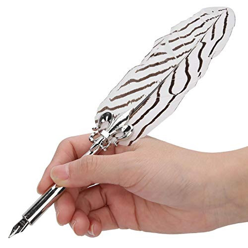Lightweight Exquisite Antique Calligraphy Pen Set, Retro Feather Dip Pen Calligraphy Pen for Student for Beginners